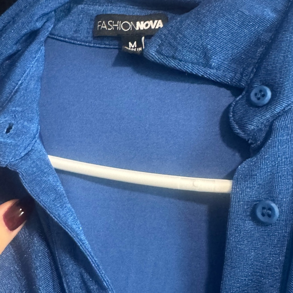 Fashion Nova Chic Blue Midi Dress - Picture 3 of 3